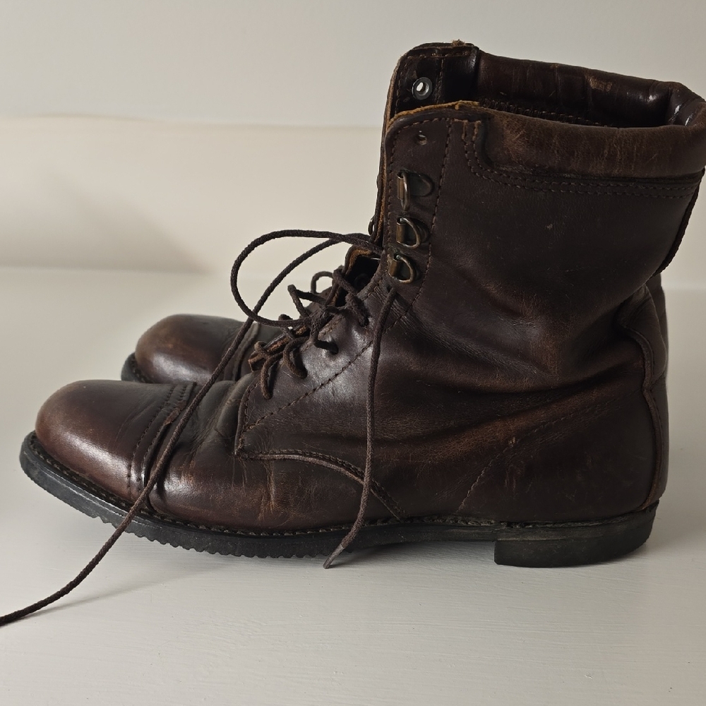 Vintage Womens Paddock Boots Brown On Course Solud Boot